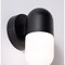 Afx Irvine Outdoor LED Sconce, Black, 4''w x 8''h IRVW0408LAJUDBK - alternate 3